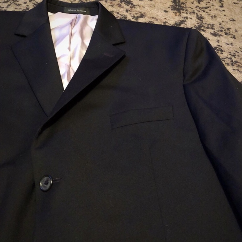 Wool 3 Button Blazer - image 2